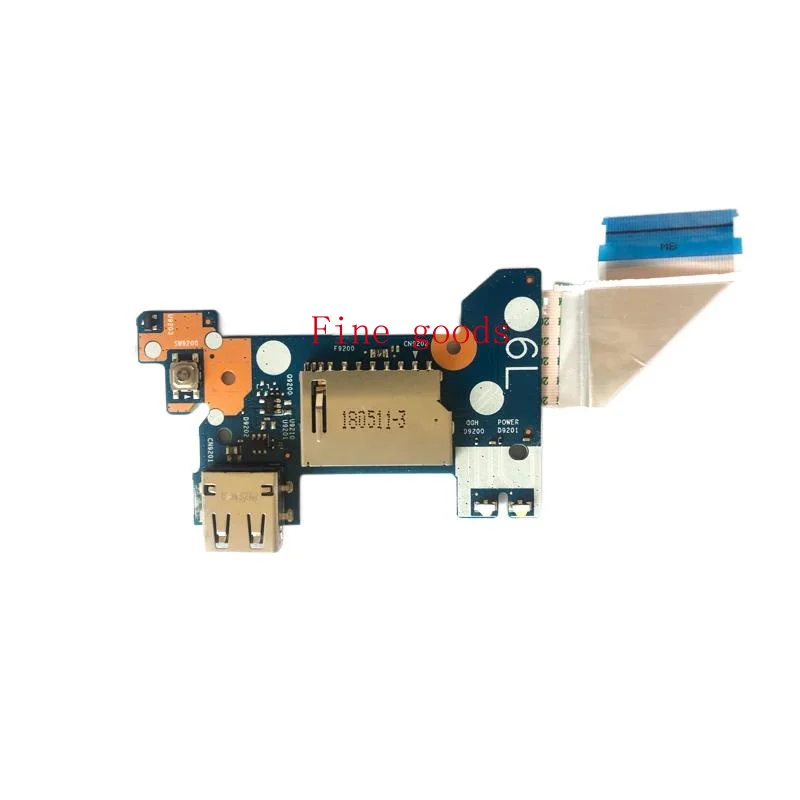 L23186-001 6050a2983901 for HP 14-ck 14-cm 240 G7 laptop SD card reader USB port board with