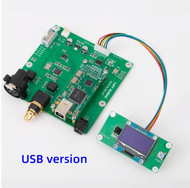 LHY USB coaxial Bluetooth AES fiber to IIS support XMOS/Amanero AK4118 receiver board DAC 1794