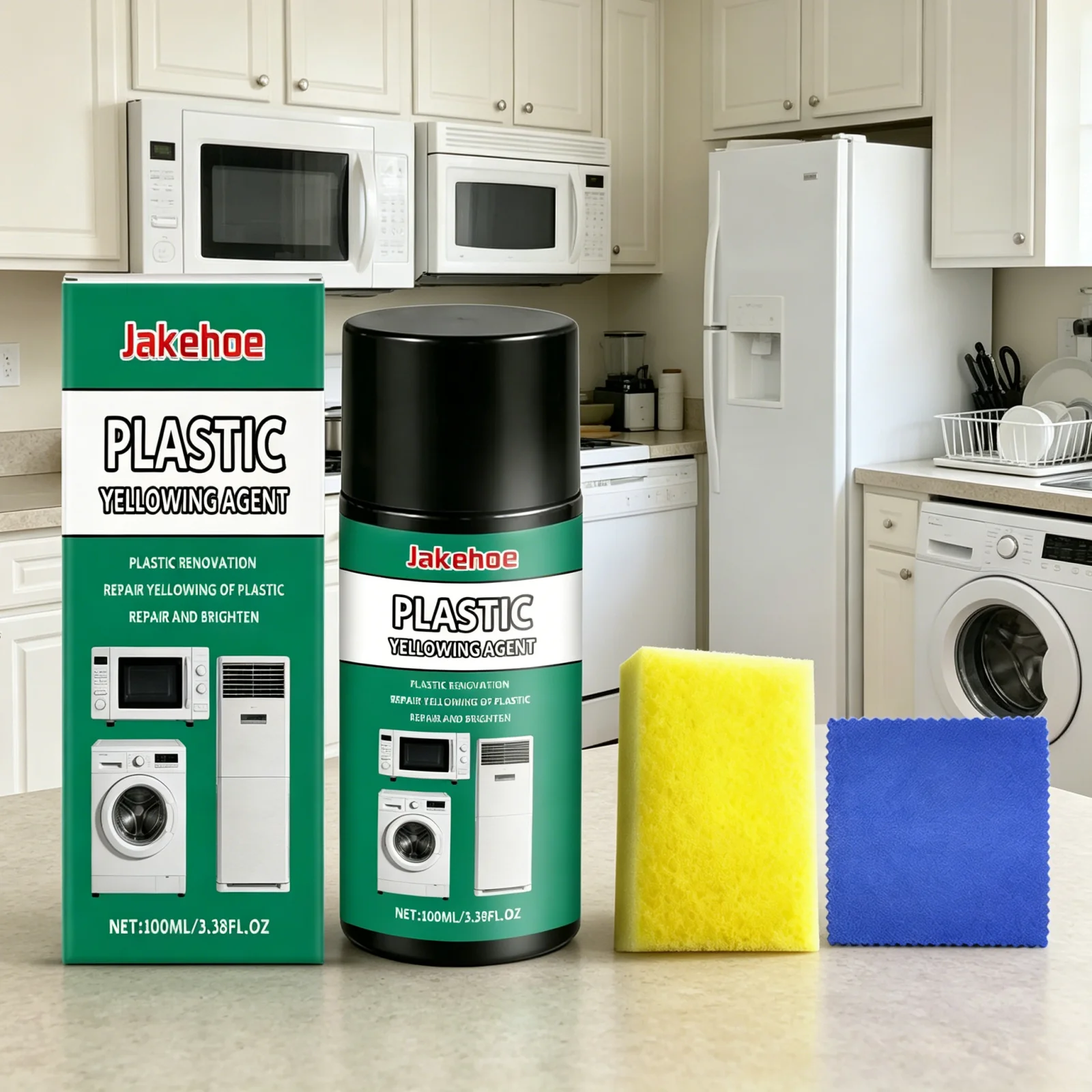 Household Plastic Refurbish Agent Yellowing Remover Scratch Repair Polish Restorer For Plastic Home Daily Maintenance Supplies