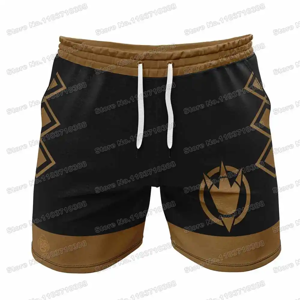 17th Newly Cartoon Anime Rash Guards Surfing Jersey Beach Shorts Swimwear Diving Gym Shorts MMA BJJ Men Jiu Jitsu Fitness Sets