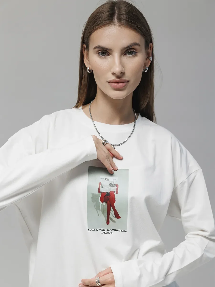 Jesienna damska koszulka z dłu – Vintage Fashion Newspaper recenzja i cena