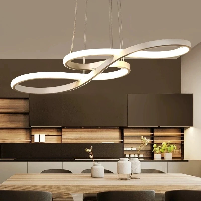 

Modern Home Decor Led Chandelier for Minimalist Living Dining Room Board Pendant Lamp Interior Design Lighting Hanging Fixture
