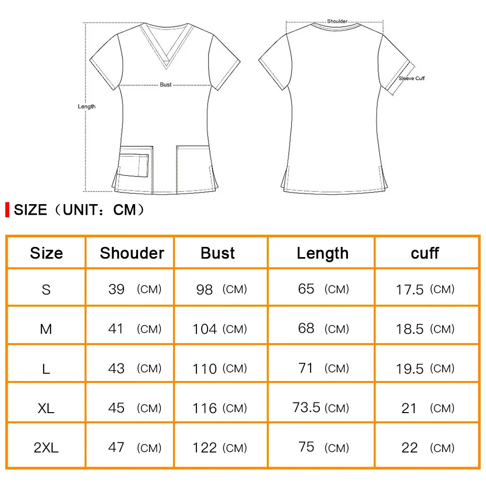 Hoge Kwaliteit Elastische Werkkleding Unisex Kerst Print Verpleegster Uniform Shirt Korte Mouw 2023 Scrub Top Vneck Arts