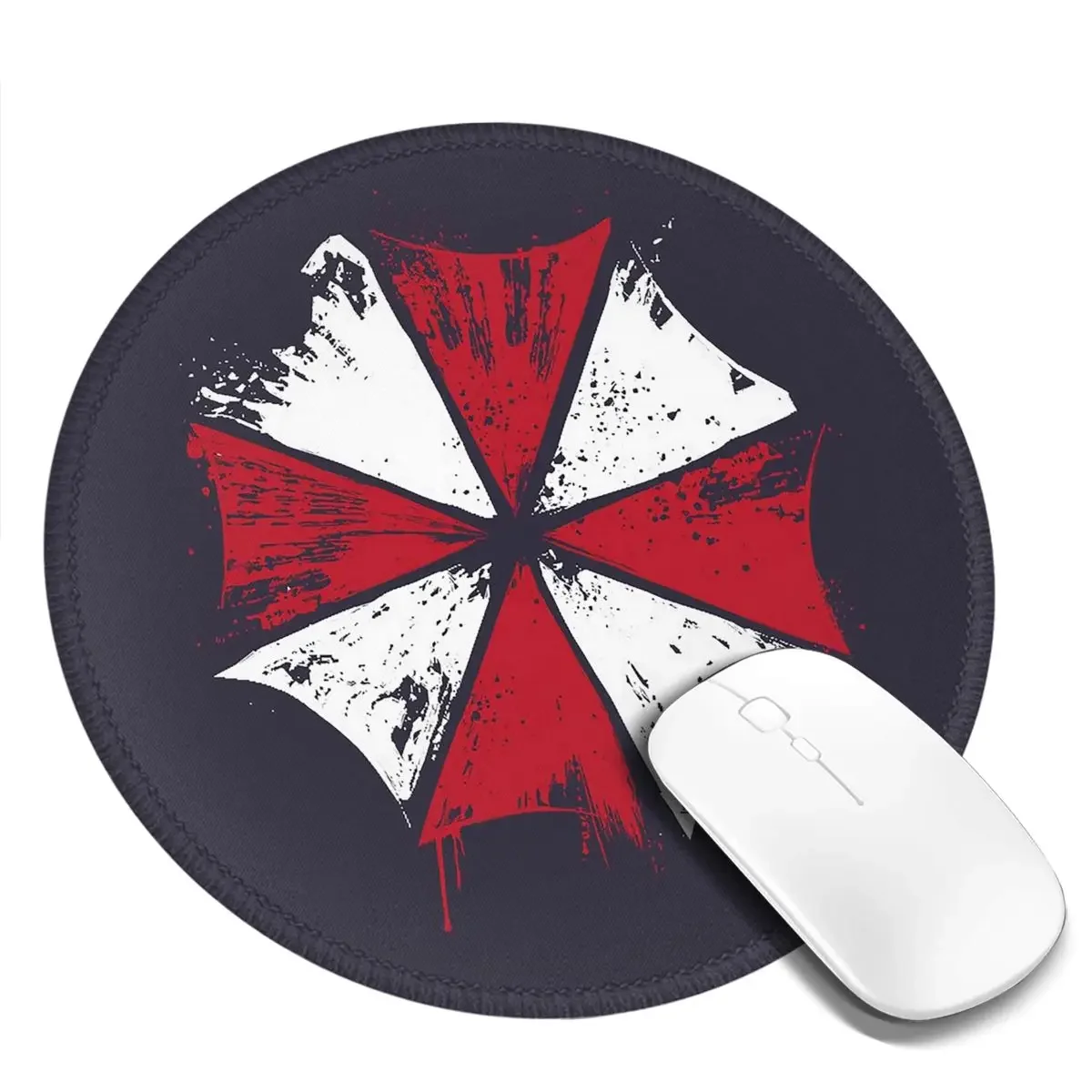 Movie Game Corporation Umbrellas (4) Round Mouse Pad Computer Keyboard Mouse Mat Gaming PC Desk Mat Office Table Mats