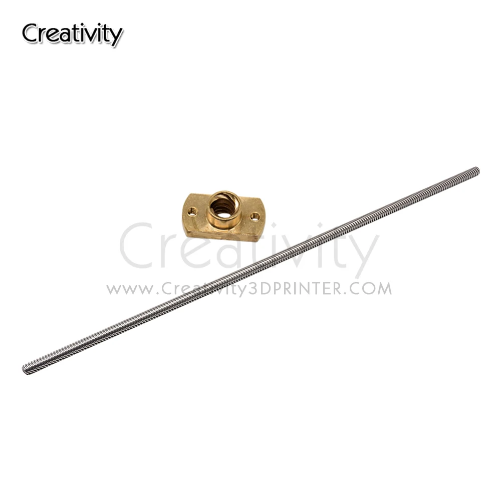 1PCS T8*8 Ender-3 V2 Lead Screw Z-axis Rods length 365MM 515MM 400MM Nuts for Ender-3 CR-10 CR-10S Ender-6 CR-6 SE I3 3D printer