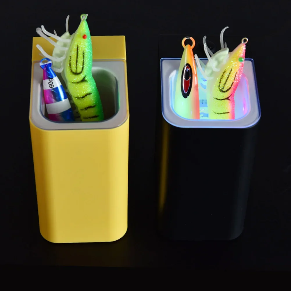 

УФ-светящаяся мягкая жесткая рыболовная приманка, заполняющий свет, вспышка, аккумулятор, светодиодная светящаяся приманка, чашка для кальмара, заполняющий свет, инструмент