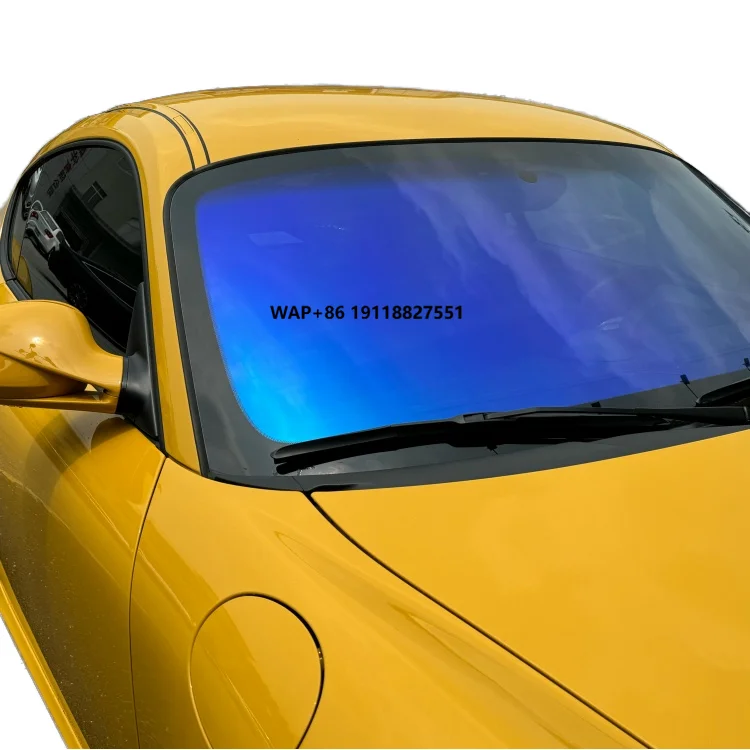 

Beautiful Color-Changing 60% VLT Chameleon PET Front Window Film UV-Proof Explosion-Proof Solar Tint with 1*30m/roll