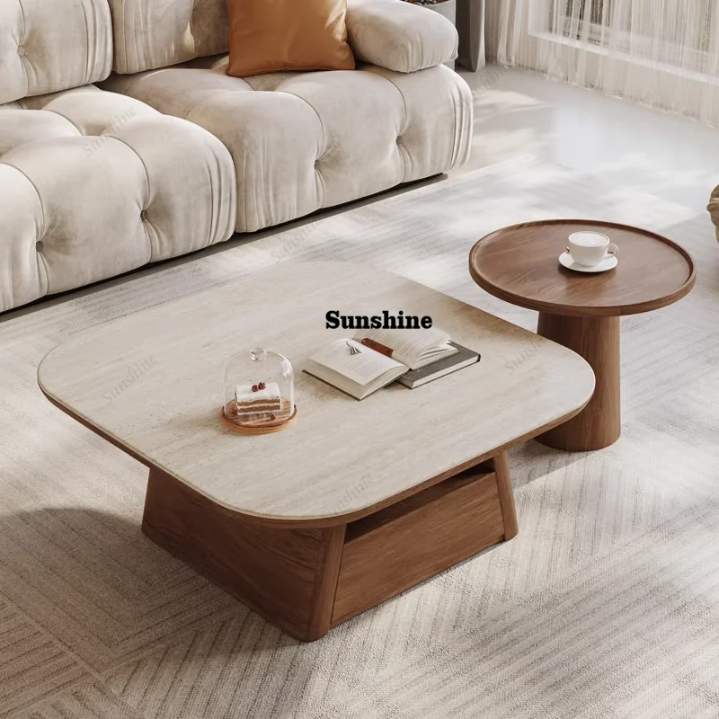 

Роскошный современный журнальный столик для гостиной, уникальный, недорогой, компактный, эстетичный приставной столик, сервисный столик, постмодернистская мебель