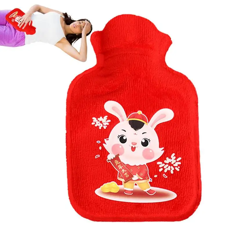 Christmas Warm Water Bag Light And Handy Christmas Hot Water Hand Warmer Hot Bottle Water Bag For Neck And Shoulders Feet Warmer