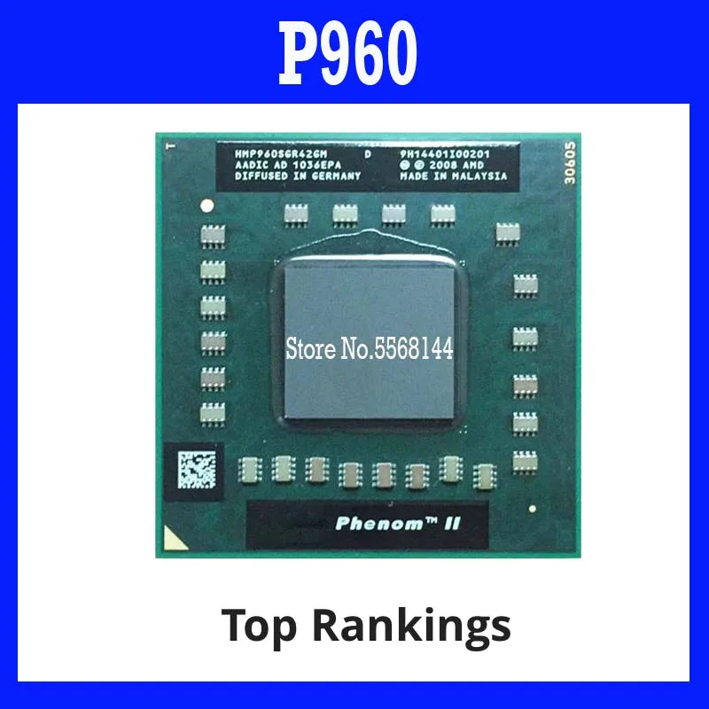 40% off AMD Phenom II رباعية النواة موبايل P960 1.8 GHz رباعية النواة رباعية موضوع معالج وحدة المعالجة المركزية HMP960SGR42GM المقبس S1