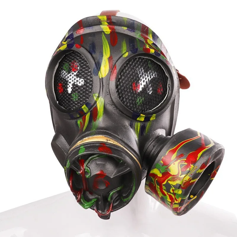 

Halloween Mask latex Steampunk gas mask Ghost Festival Carnival dance props decorative headgear