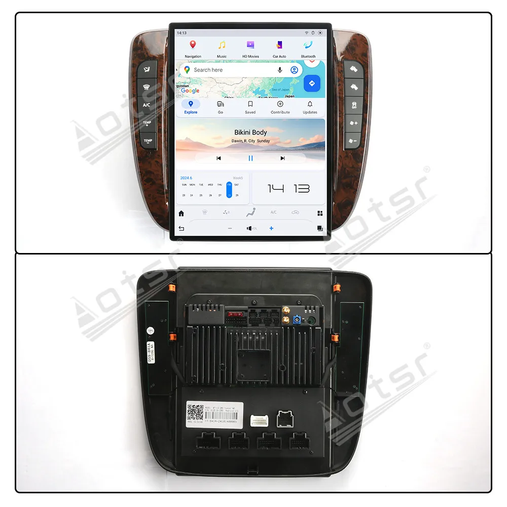13.8 Inch Carplay+Android 13Q LED Car Radio Screen Suitable for GMC Yukon 2007-2013 Chevrolet Tahoe Silverado - Multimedia Video
