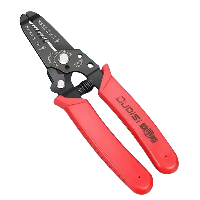 Pinza spelafili multifunzionale per elettricisti Pinza per tagliare il filo Pinza per ramificazione e crimpatura portatile Strumenti per elettricisti