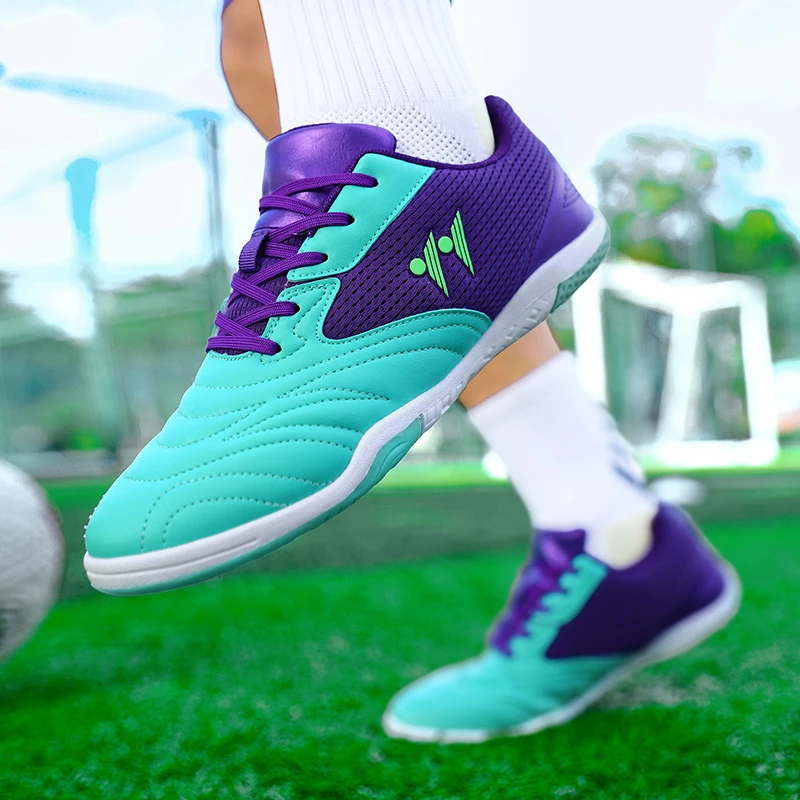 New Men Football Boots Grass Hot-selling High-top Non-Slip High-quality Outdoor Soccer Shoes Indoor Match Futsal Sneakers