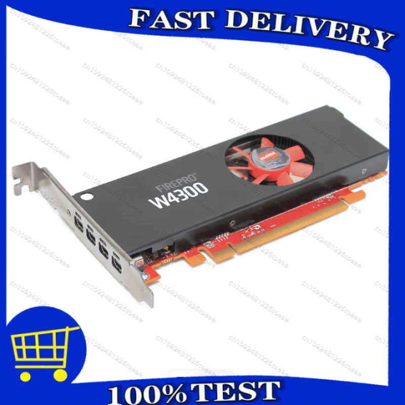 

1pc for AMD FirePro W4300 4G Professional Graphics Card 4GB