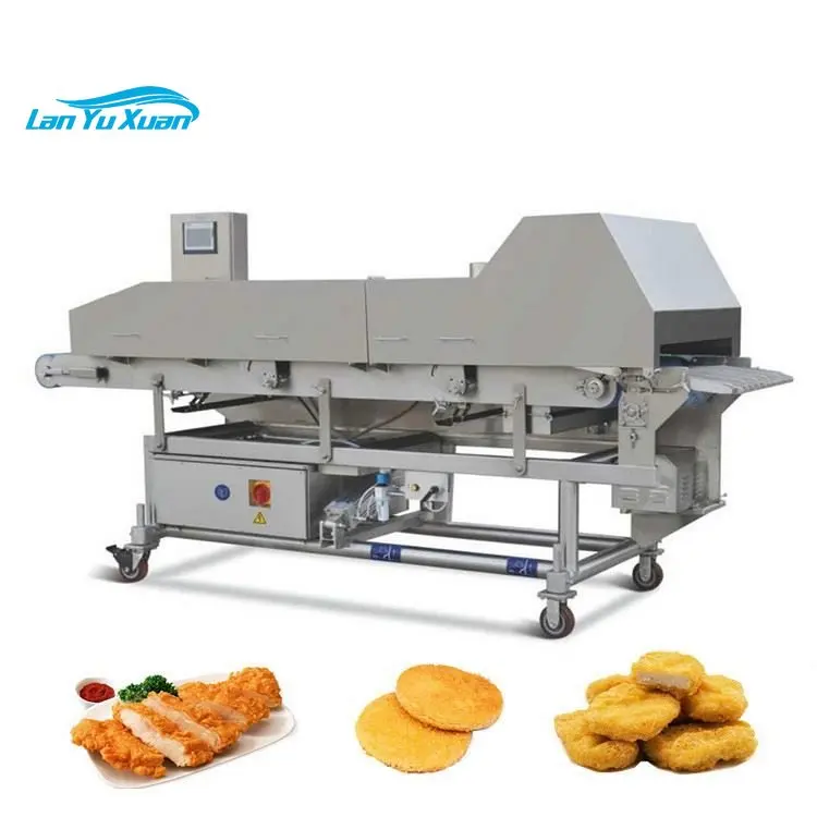 Automatic beef shrimp meat hamburger burger patty making machine chicken nugget forming machine