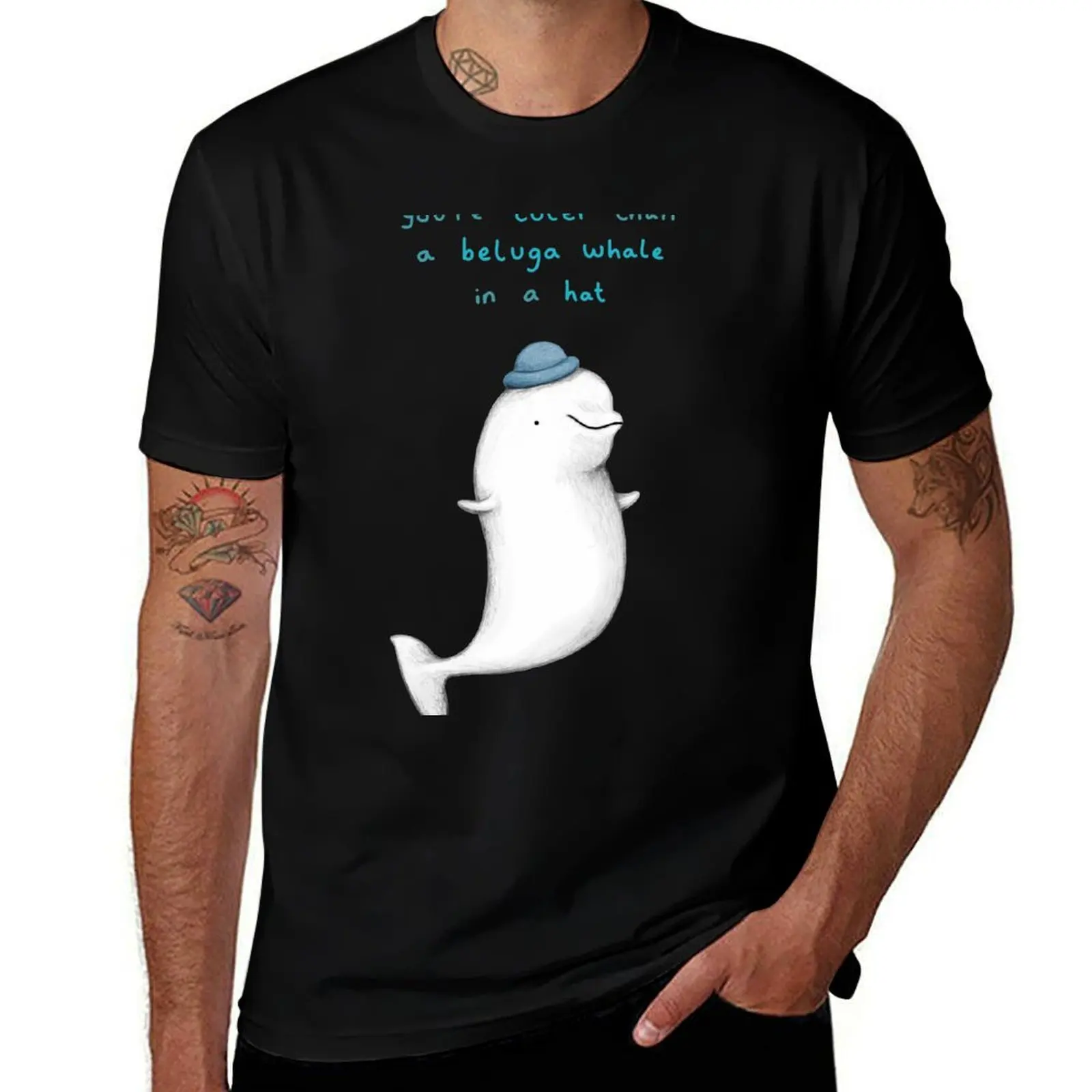 

You're Cuter than a Beluga Whale in a Hat T-Shirt affliction shirts boys whites men tshirt