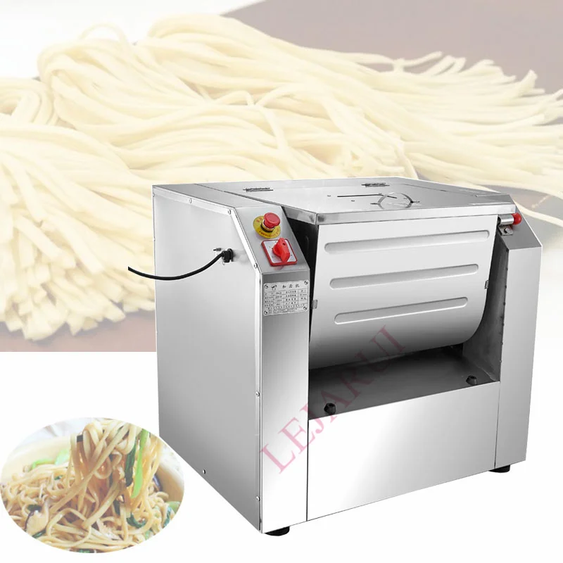 

220v Electric Dough Kneading Machine Flour Mixers Commercial Food Spin Mixer Stainless Steel Pasta Stirring Making Bread