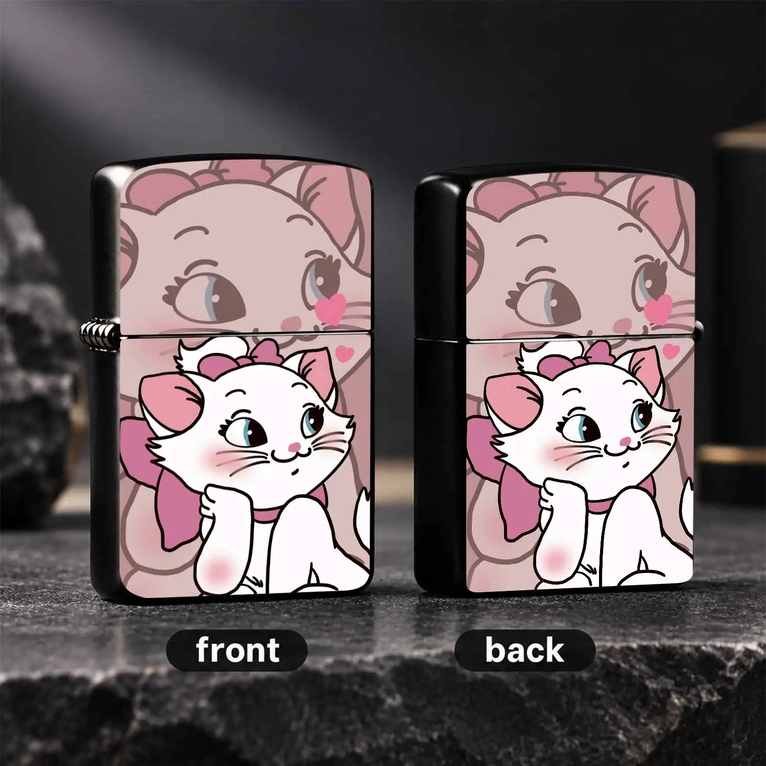 Cute Marie Cat Themed Portable Lighter, Sweet Pink White Adorable Look, Soft Charming Aesthetic, Perfect For Daily Hangouts, Outdoor Trips, Casual Gatherings, Ideal Lovely Gift For Friends And Lovers, Delicate Lightweight Must-Have For Your
