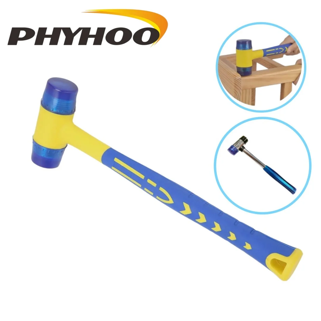 PHYHOO Jewelry Making Chasing Hammer Small Hammers DIY Craft Plastic Tool Durable Head Hammer for Jewelry Making for Kids DIY