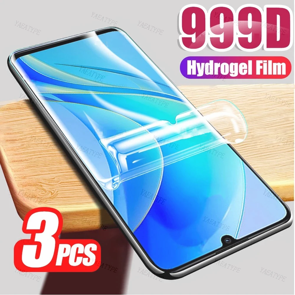 3Pcs Hydrogel Film Für Huawei Nova Y90 Y71 Y70 Plus Y60 11 10 9 8 8i 7 Pro SE Ultra volle Abdeckung Screen Protector Film Nicht Glas