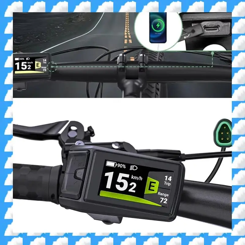 

ONGE For M620 510 620 560 BBS CAN Protocol Mid-Mounted Motor E-Bike Display Cycling Accessories