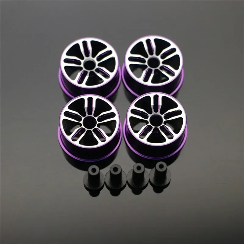 

Middle Diameter20.5mm Lightweight Wheels Self-made Parts For Tamiya MINI 4WD Colored Wheel w/Aluminum Disc