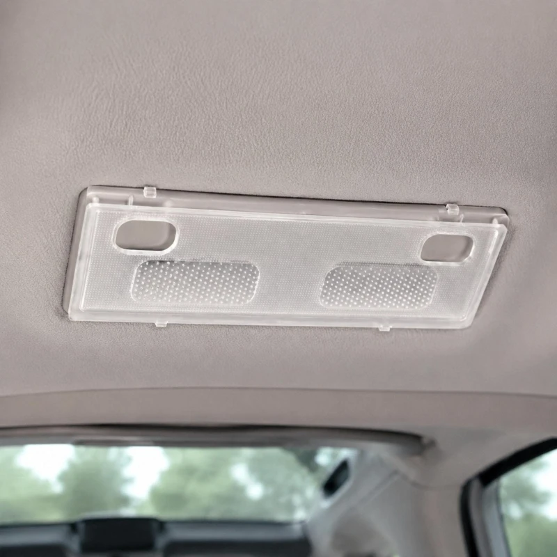 Overhead Light Cover for Part 15911049, Clear Replacement Lens for 2007-2014 with Two Rounded Openings, Textured H9EE