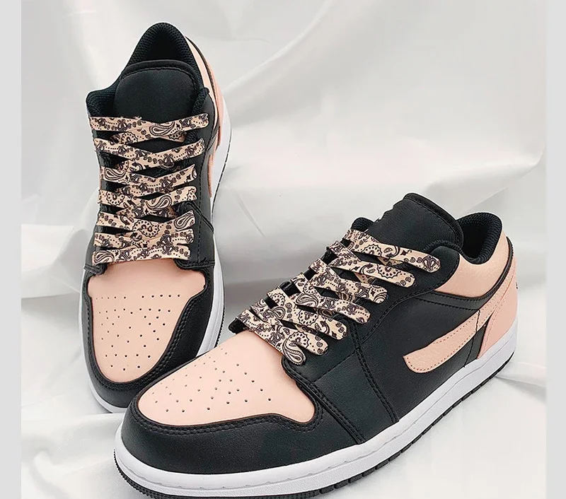 1 Paar vergoldete, flache Schnürsenkel für Sneaker, handbemalt, für Sport-, Freizeit-, Basketball- und Tennisschuhe, Länge 120/140/160 cm. – Detail 6