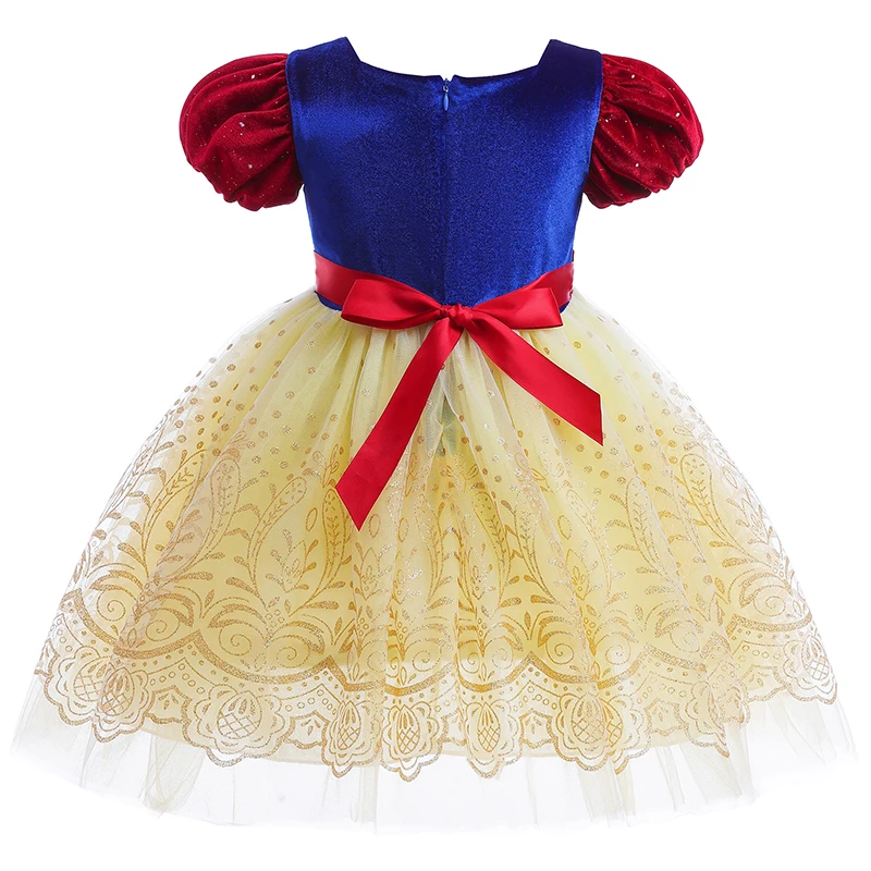 2 3 4 5 6 8 10 Jahre Mädchenkleid Sommer Niedliches Cartoon-Mesh-Modekleid Weihnachten Prinzessinnenkleid Geburtstagsparty Geschenk Neue Kinderkleidung – Detail 7
