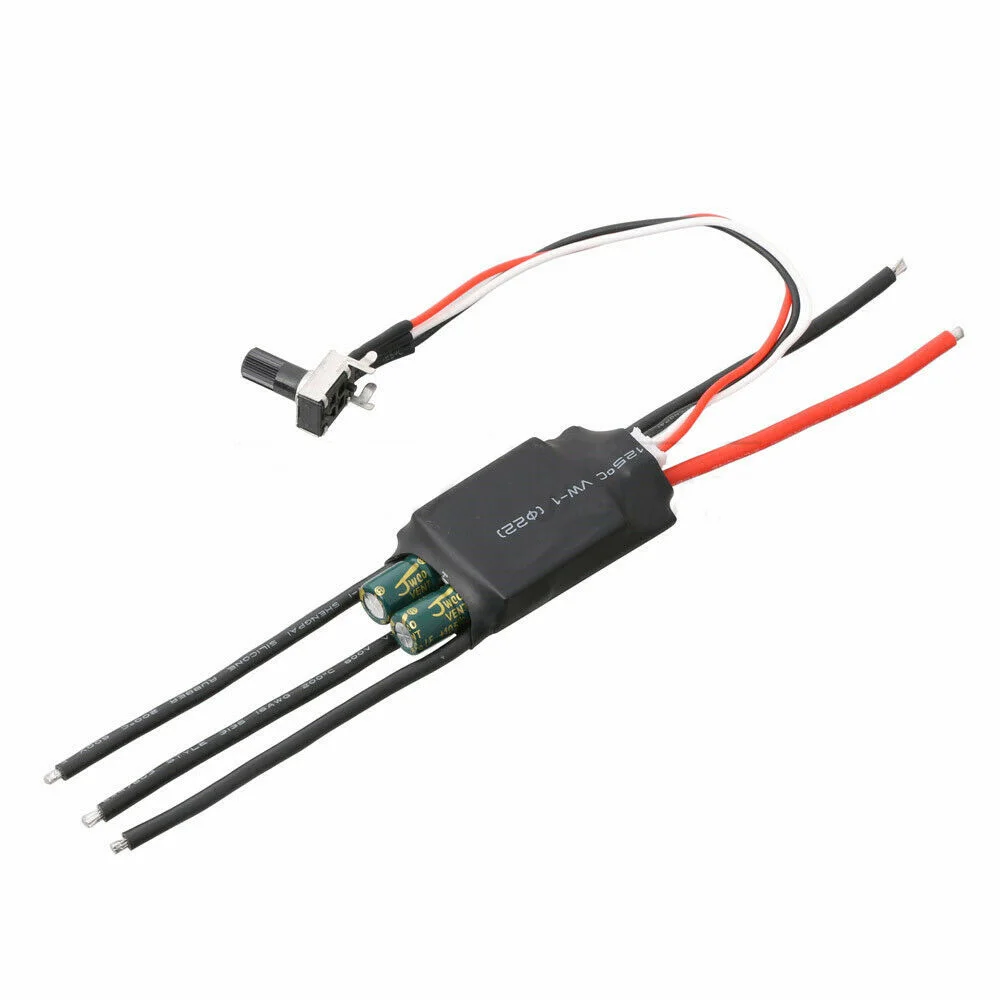 

7V 12V 24V Single-button 3-phase Potentiometer Speed Brushless Hallless Driver ESC High Speed Drive Brushless Air Water Pump Fan