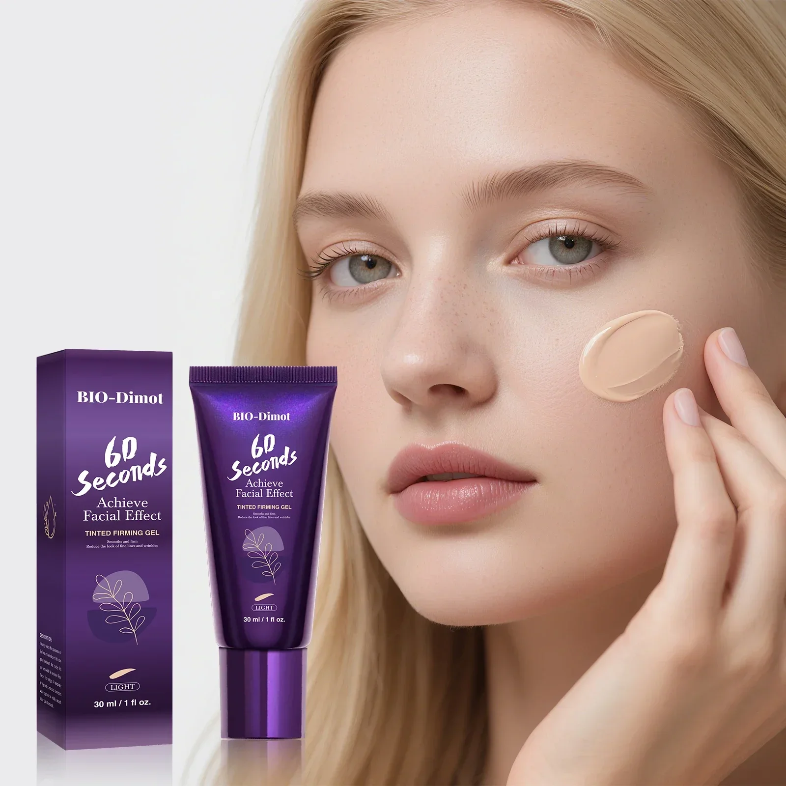 Corretivo e primer em creme multifuncional – aperta instantaneamente a pele, controla o óleo, cobertura total à prova d'água com desgaste duradouro.