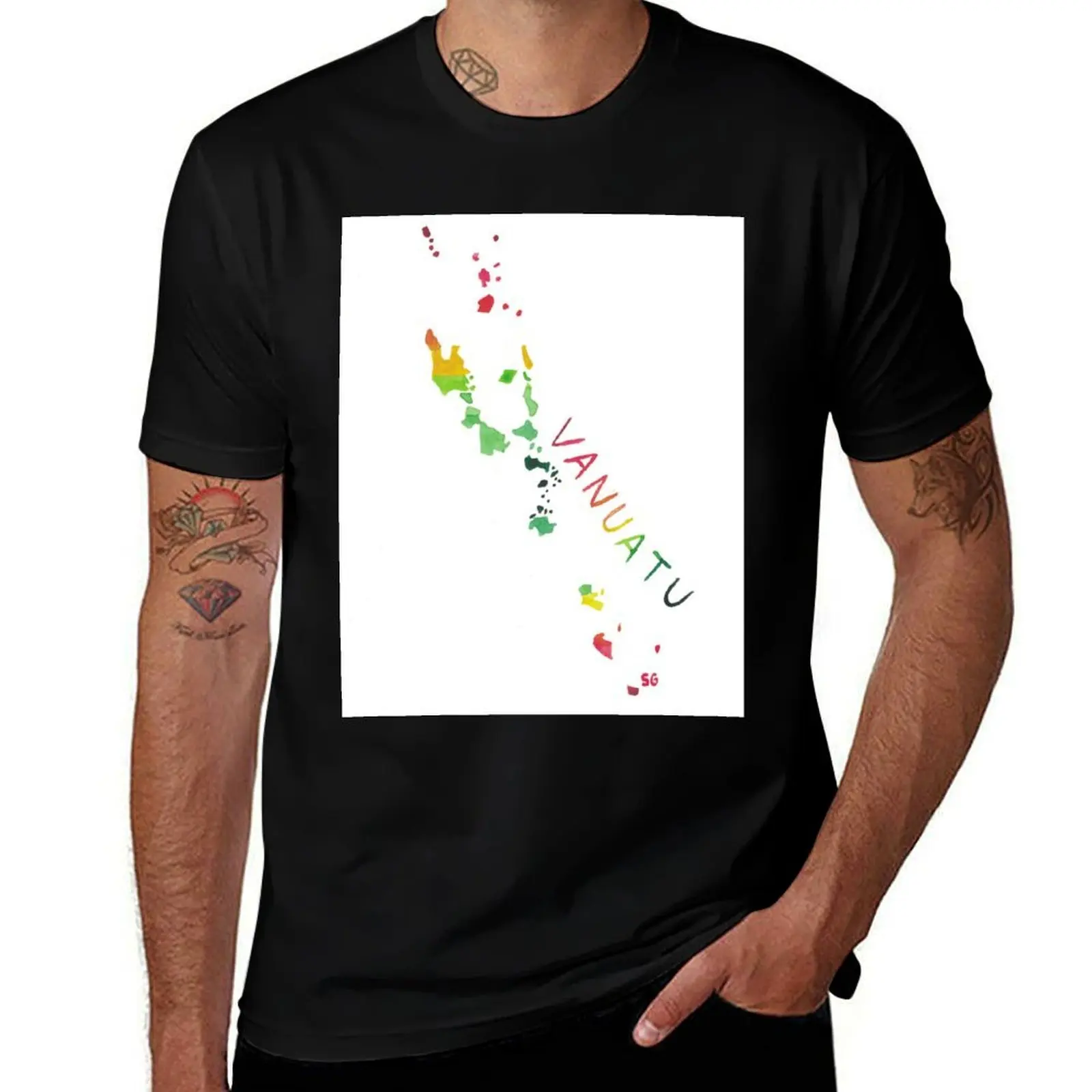 

Vanuatu T-Shirt man t shirt designer t shirt man cotton man t shirt cotton T-Shirt