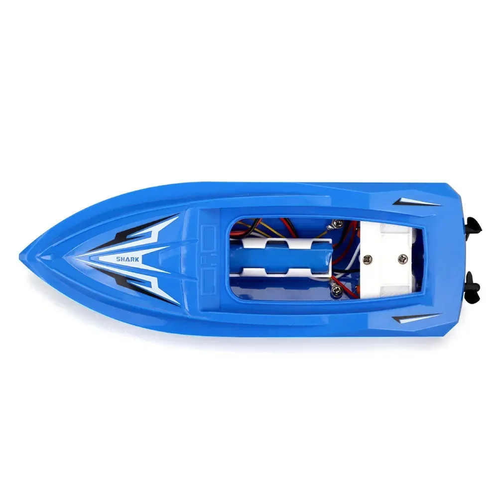 [Funny] 2.4GHz Remote control High speed speedboat Racing toy RC boat Rowing model kids child gift