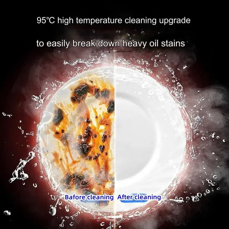 lavastoviglie commerciale Pulizia ad alta temperatura da 95 gradi Lavastoviglie per pulizia ad alta pressione da 720 gradi