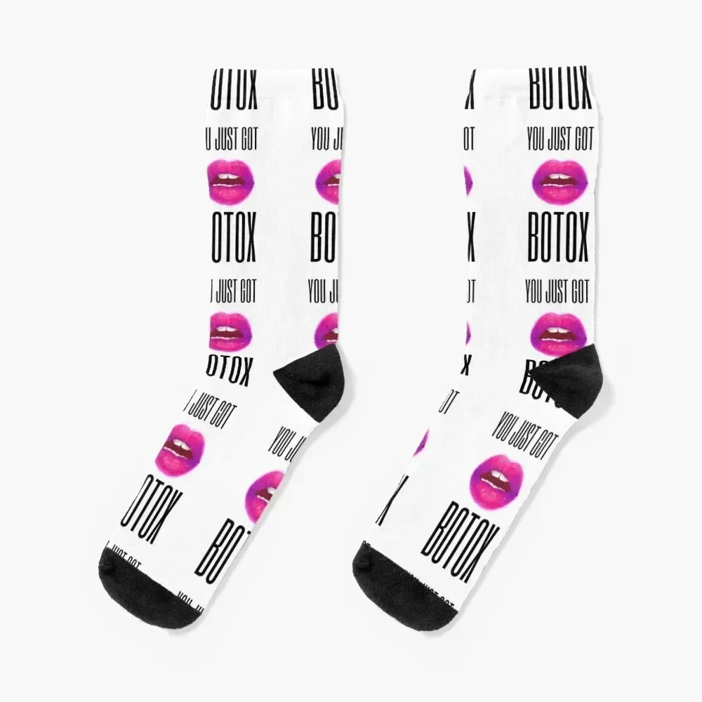 

You Just Got Botox Socks anime Men's Thermal man winter Male Socks Women's