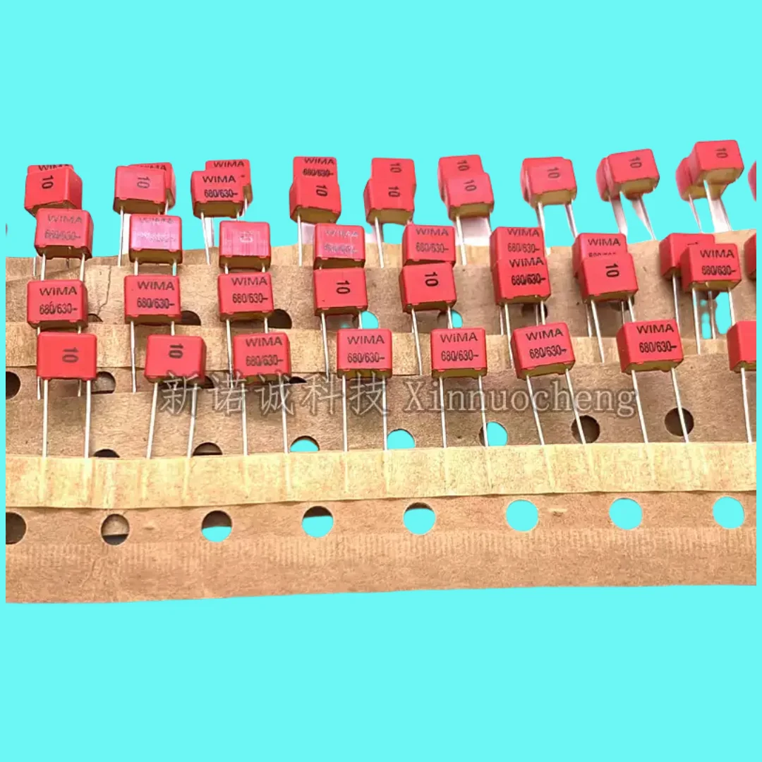 

10pcs/ 630V 681 0.00068UF FKP 2 630V 680PF Foot Distance 5mm