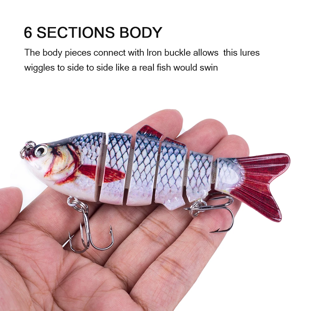 Hanlin Wobbler Multiarticulado Hundido – Swimbait 10cm 16,5g - imagen 5