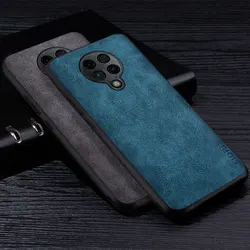 Premium PU Leathe Phone Case for Xiaomi Poco F2 Pro Scratch-Resistant Solid Color Cover for Poco F2 Pro Case