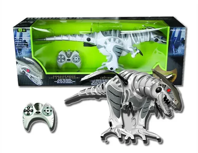 [Funny Multi-function Jurassic sensing intelligent infrared remote control RC robot programming mechanical dinosaur robosaur toy