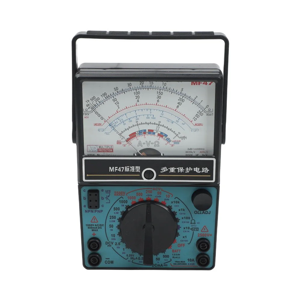 MF47 Analog Multimeter for educational Kit with Circuit Diagrams and Step by Step Instructions for Learner Practice