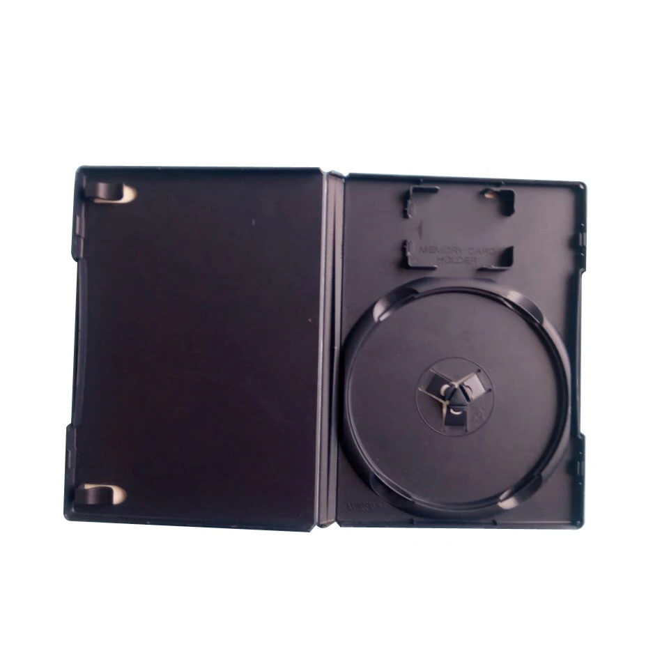 100PCS Protection Replacement box for PS2 CD memory card  storage display box protective box black