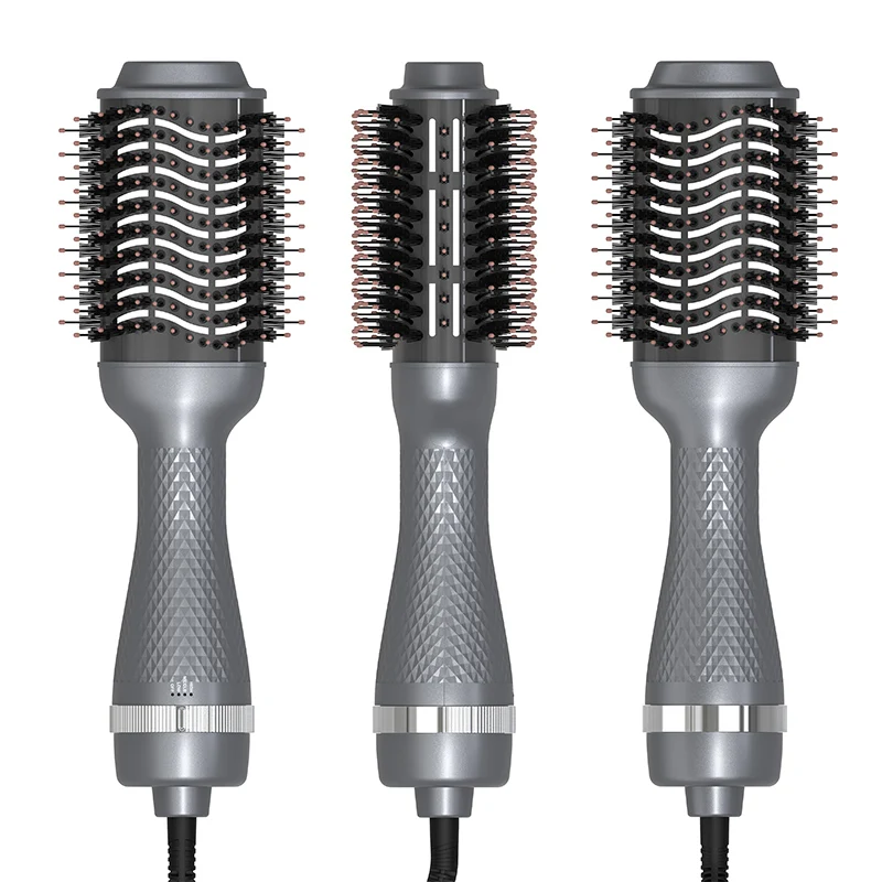 Factory Dropshipping 3 In 1 One Step Hair Dryer Styling Hot Air Brush Straightener Comb Curling Tools