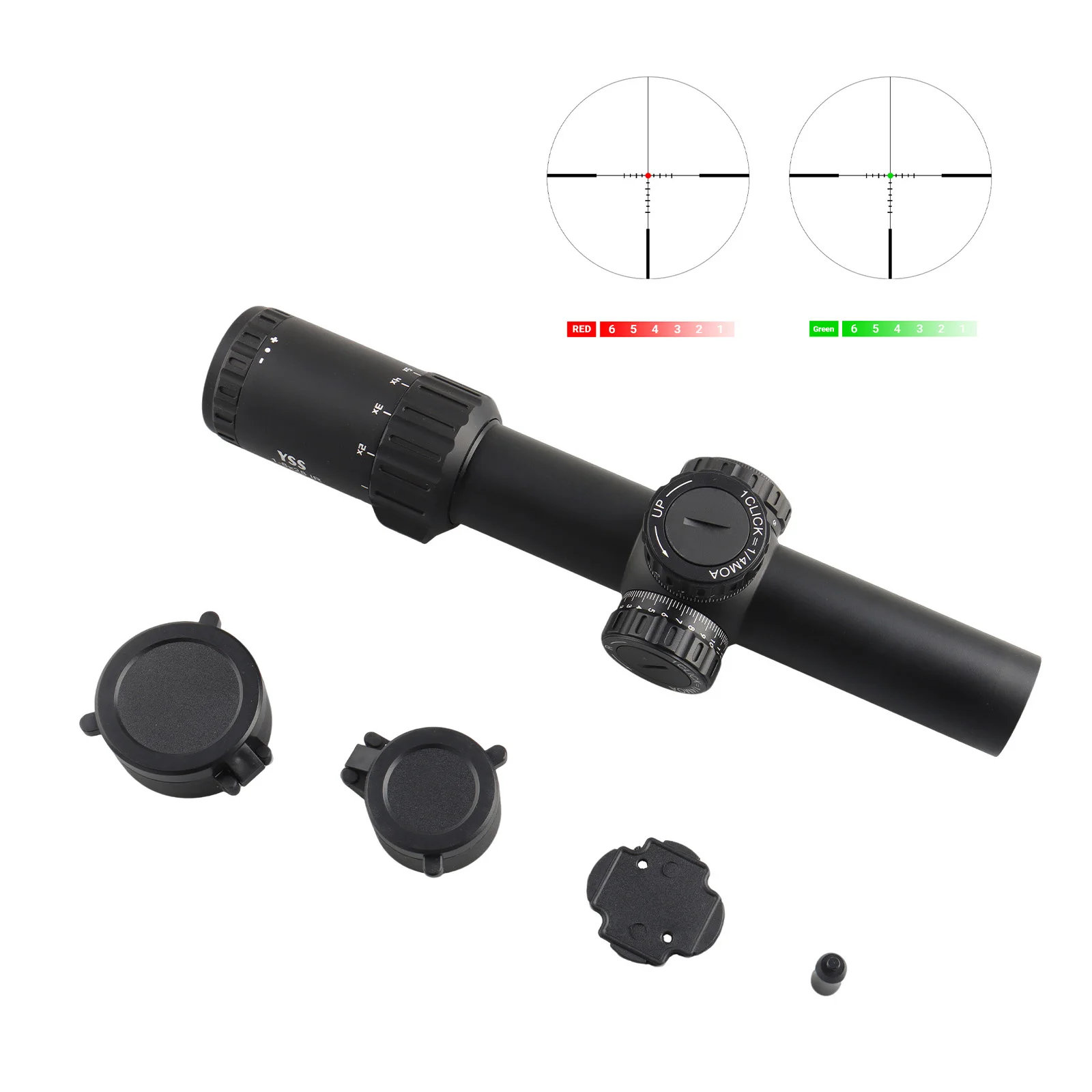 High quality 1-8X28IR First Focal Plane FFP rifle scope