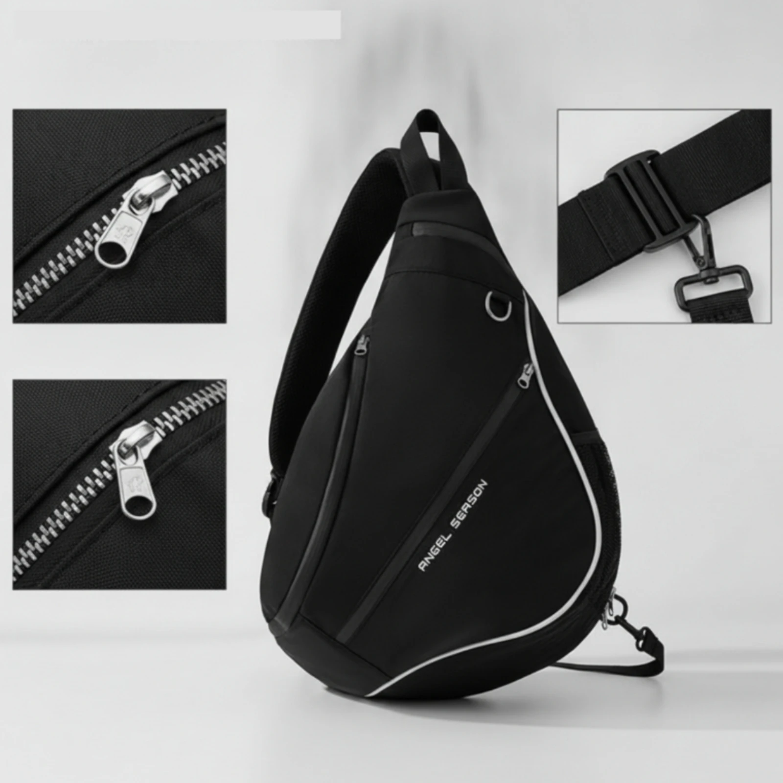 Tennis Racket Bag Diagonal Racket Bag Adjustable Athletic for Badminton Players, Training, Commuting