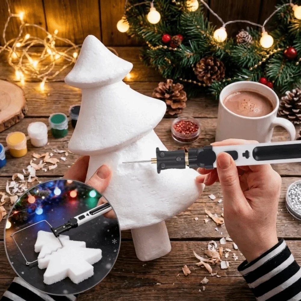 Cordless Cordless Foam Cutter Portable Rechargeable Wire Foam Cutter Multipurpose 3 Cutting Head Foam Cutting Pen