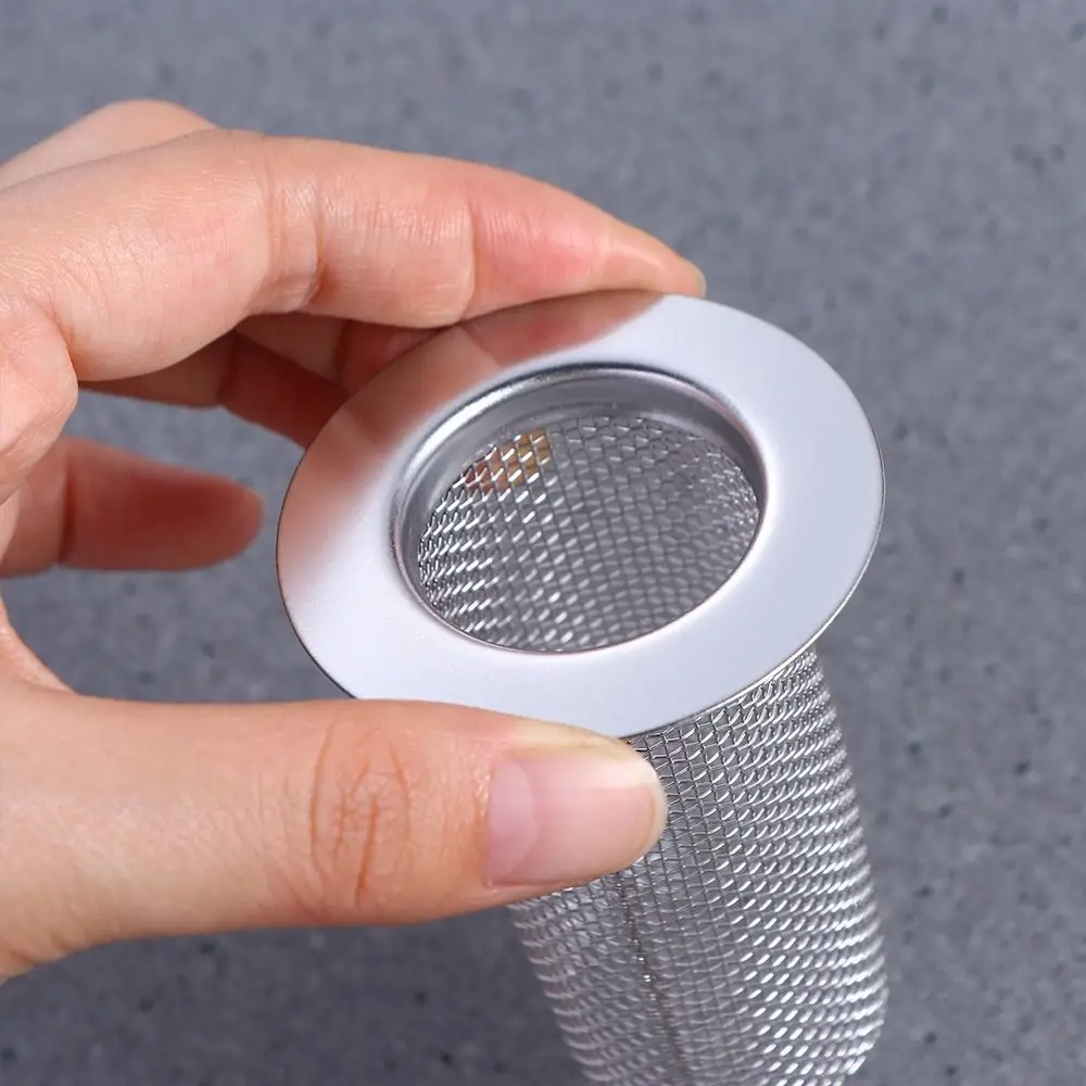 Multifunctional Stainless Steel Floor Drain Filter Mesh Kitchen Sink Anti-clog Slag Strainer Bathroom Accessories