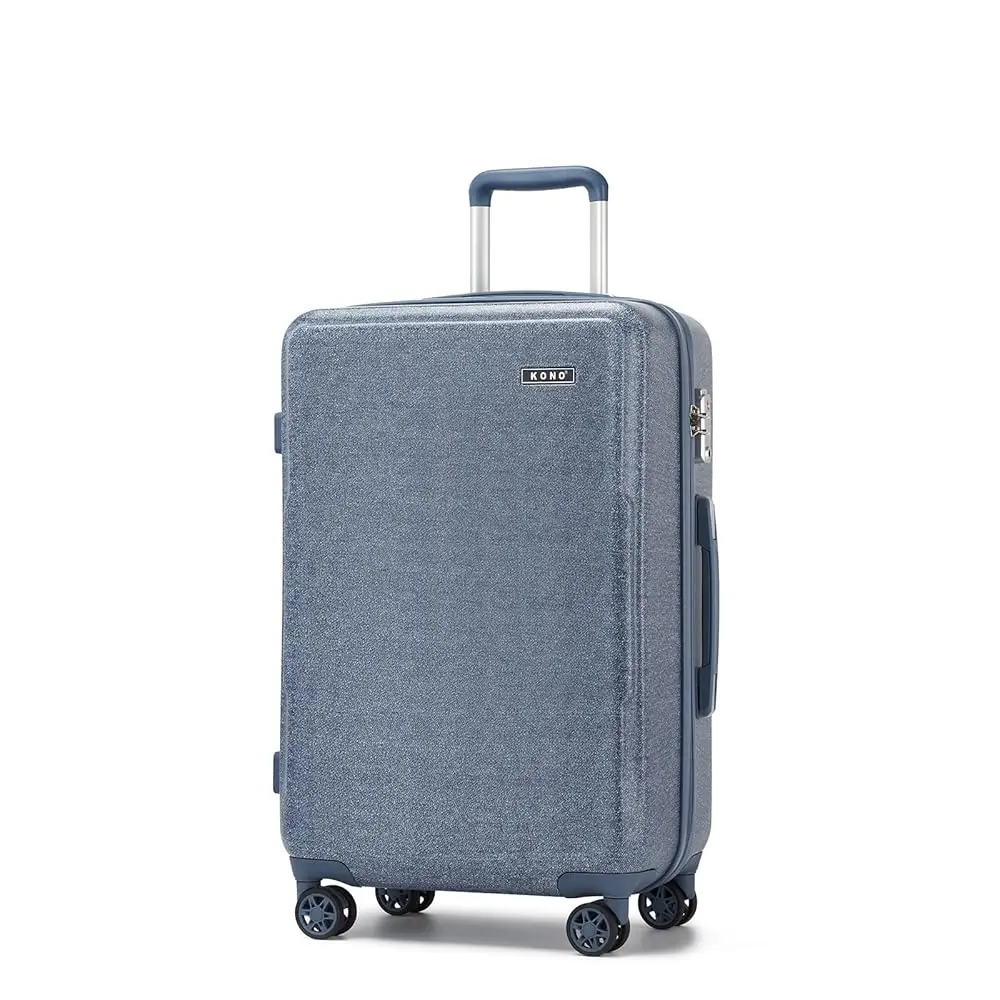 S/M/L Kono Handgepäck-Koffer Leichtes PC+ABS Hartschale mit TSA-Schloss, 4 multidirektionale Rollen - Kabinenkompatibler Trolley 3