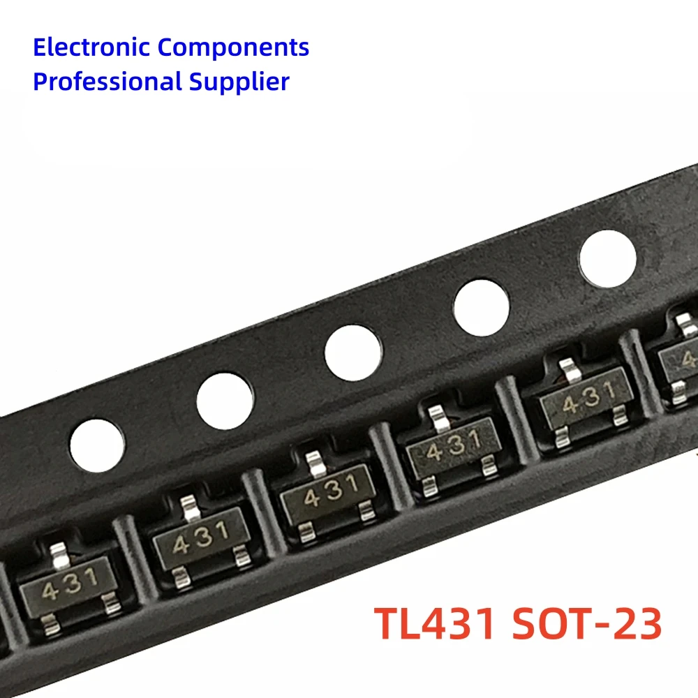 50pcs/100pcs/200pcs TL431 CJ431 SOT-23 SMD voltage regulator IC 0.5% (Marking code 431) new and original