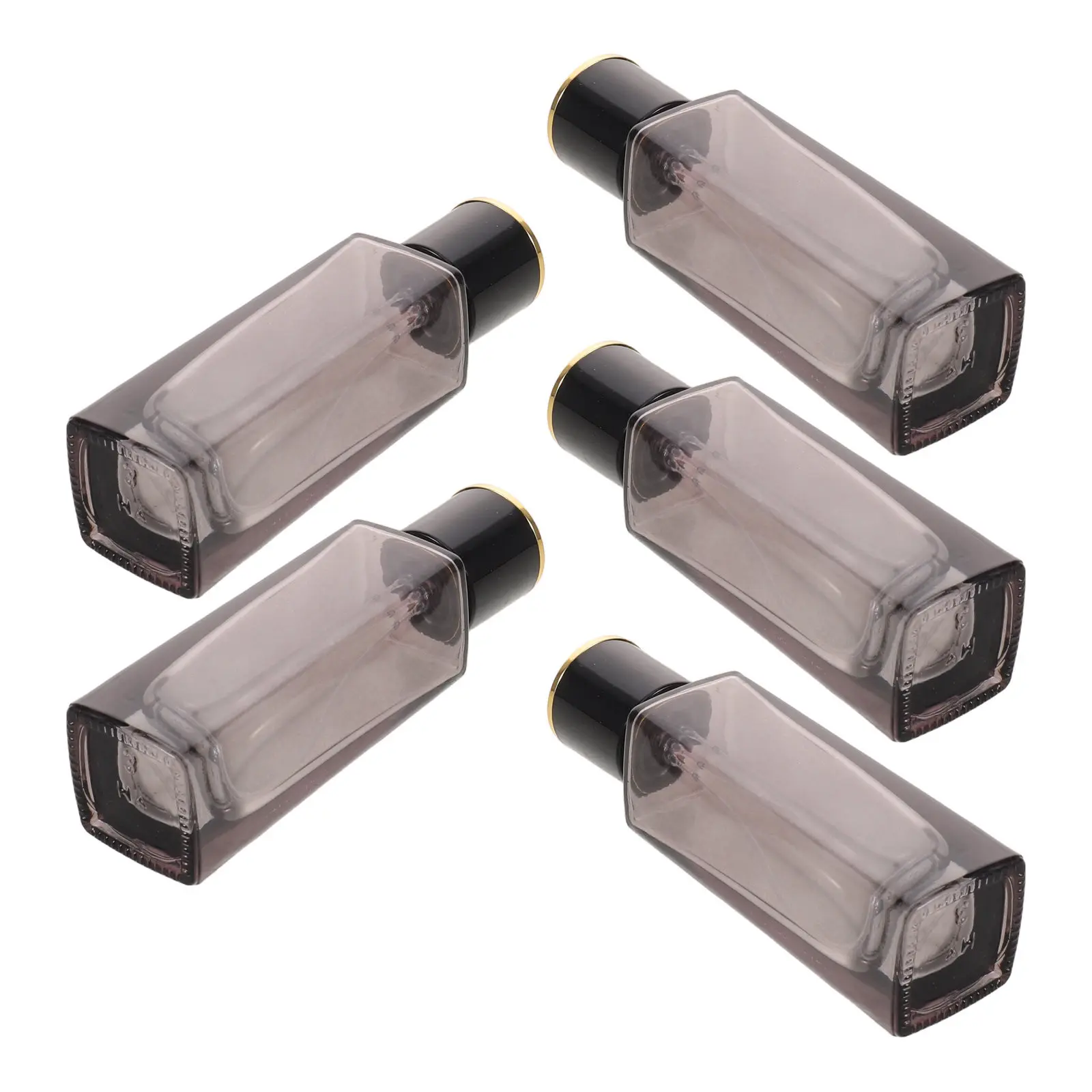 5Pcs Glass Perfume Atomizer Refillable Bottles 30Ml Travel Spray Bottle Leak Proof Fine Mist Portable Scent Container